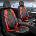 Streetech 3D Тапицерия за седалки кожена Streetech Classy - черна с червени елементи (EG-MDX35-101)