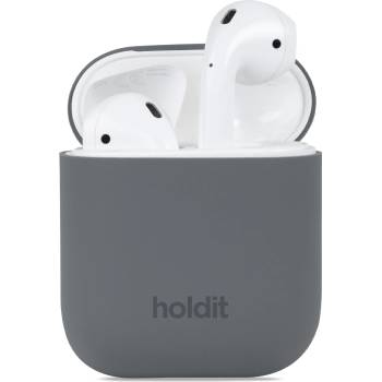 Image 1 of Holdit Калъф Holdit Silicone Case за AirPods 1/2 - Space Gray