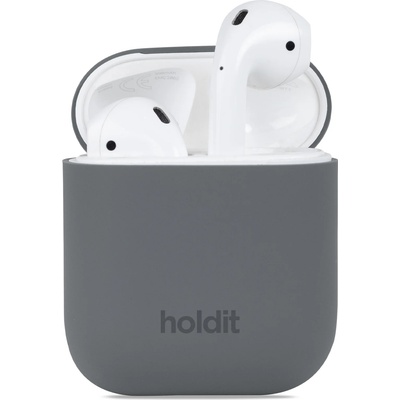 Holdit Калъф Holdit Silicone Case за AirPods 1/2 - Space Gray