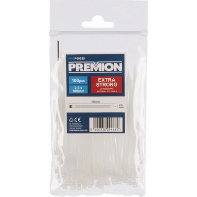 PowerPlus PREP00025 Stahovací pásky 2,5 x 100mm 100ks