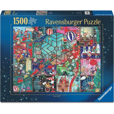 Ravensburger - Puzzle Christmas No 1 - The Elf factory - 1 500 piese