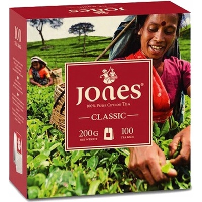 Jones Čierny čaj z Cejlónu Classic 100 vrecúšok
