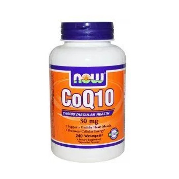NOW Коензим Q10 30мг. - CoQ10 - 240 капсули - NOW FOODS, NF3190