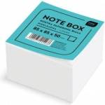 Interdruk Paper cube white 85x85x50 mm unglued