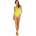 Obsessive Секси боди Body-Neonia-tyV-56963-Żółty - Черен, размер L/XL