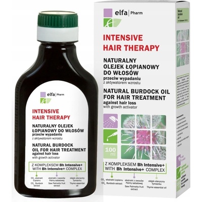 Intensive Hair Therapy Bh Intensive+ olej proti padání vlasů s růstovým aktivátorem Natural Burdock Oil 100 ml