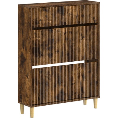 vidaXL Шкаф за обувки ARNHEM 78 x 24 x 103 см Инженерна дървесина (896660)