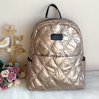 Image 1 of Дамска Раница Златист Цвят - Модел 6030