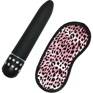 CupidOn USA Вибратор Black Jewel + маска за очи