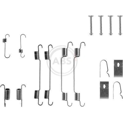 Súprava príslušenstva, brzdové čeľuste A.B.S. 0722Q 0722Q