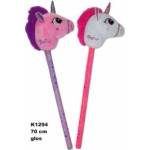 SUN-DAY MASCOT - 1294 - UNICORN with SOUND on STICK - 70 cm