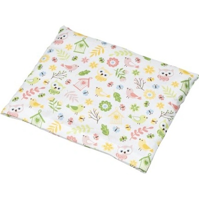 TORF Възглавница с костилки от череши, пъстър мотив на бухал, 23 x 25 см