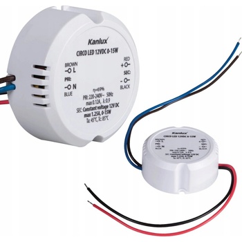 Kanlux CIRCO N LED 12VDC 15W elektronický transformátor napätia 24243