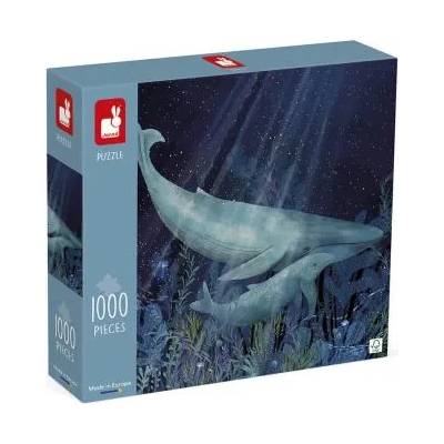 Janod - Детски пъзел - Китове в дълбините - 1000 части (J02512)