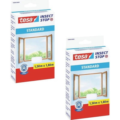 tesa STANDARD 55680-00501-04 síť proti hmyzu š x v 150 cm x 180 cm antracitová 2 ks