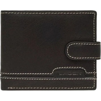 Lagen pánska kožená peňaženka Black 2004 3 čierna