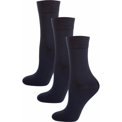 Italian Fashion 3 PACK Vysoké M01 bavlna Tmavomodrá