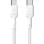 Dudao L9C 65W USB-C - USB-C кабел 1 м - бял (L9C_White 1M)