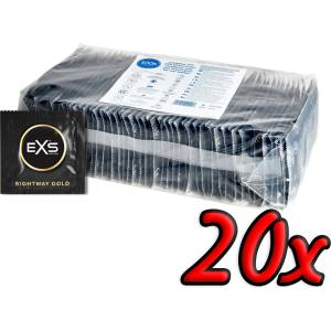 EXS Condoms Rightway Gold 20 pack