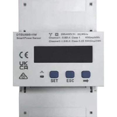 Huawei meter, direct measurement of 80A or higher with using CT's (DTSU666-HW)