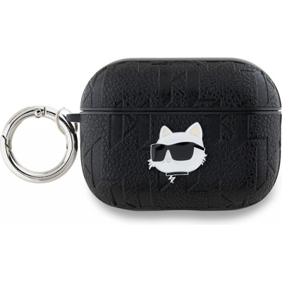 Karl Lagerfeld PU Embossed Choupette Head Puzdro na AirPods Pro 2 KLAP2PGCHPK