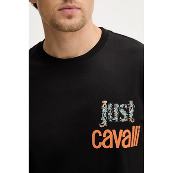 Just Cavalli Памучна тениска Just Cavalli (80OAHT14.CJ500)