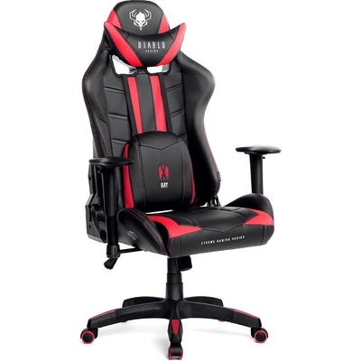 Diablo Chairs X-Ray L černo-červený