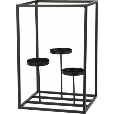 Svícen na čajové svíčky Home Styling Collection 36 cm na 3 svíčky