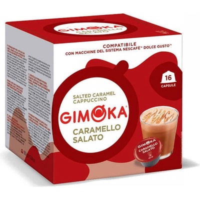 Gimoka Caramello salato Fragola капсули съвместими с Dolce Gusto® 16 бр