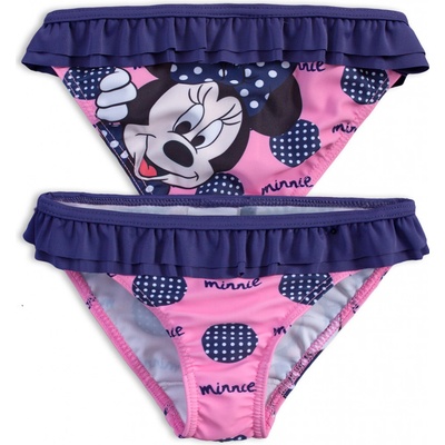 Disney Dievčenské plavky Minnie Bodka ružové