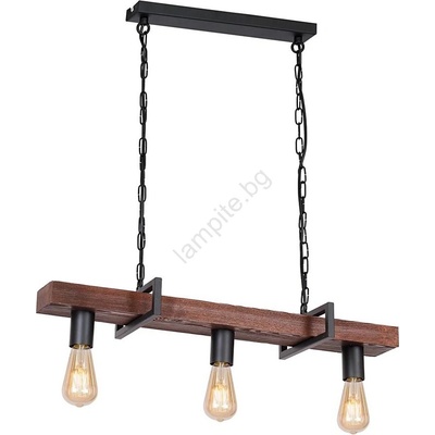 Luminex Полилей на въже, кабел HARD 3xE27/60W/230V (LU0665)