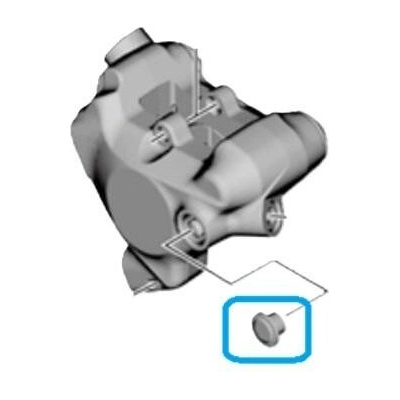 Shimano krytka odvzdušňovacieho otvoru brzdového strmeňa