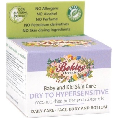 BEKLEY ORGANICS Prírodný balzam na suchú a precitlivenú pokožku 30 ml