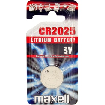 Image 1 of Maxell Бутонна батерия литиева maxell cr2025 3 v (cr2025)
