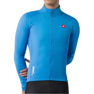 Castelli Мъжко ветрозащитно яке за колоездене Castelli Competizione Jacket Cycling jacket - Blue Circuit (051-1306-0412)