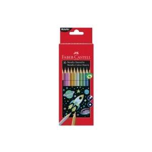 Faber-Castell Цветни моливи 10цв. металик