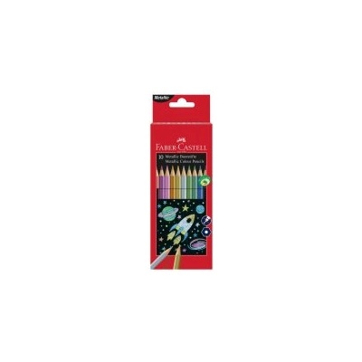 Faber-Castell Цветни моливи 10цв. металик