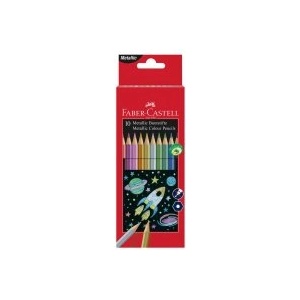 Faber-Castell Цветни моливи 10цв. металик