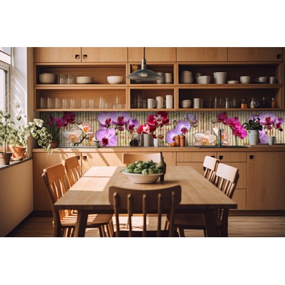 DIMEX ART Фототапет за кухня - орхидея 420 x 60 см