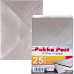 PUKKA PAD Плик, C6, сребърен, PUKKA PAD "Silver", сребърен 9065-ENV (9065-ENV)