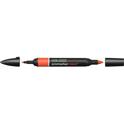 Popisovač Winsor & Newton Promarker neon - SPARK červená
