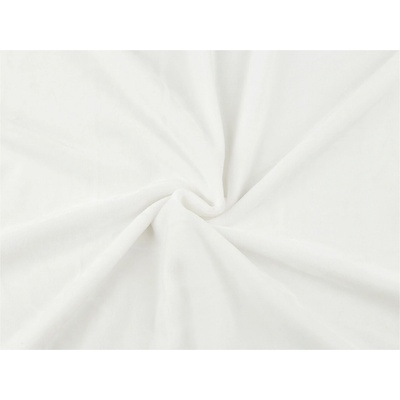 Minky hladké / plyš baby elastický, střední, 1 Off White