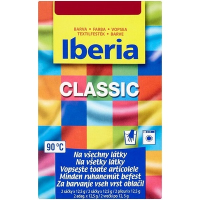 Iberia Classic Barva na textil vínově červená 2 x 12,5 g – Zboží Dáma