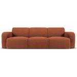 Micadoni Кафяв диван от плат букле235 cm Molino - Micadoni Home (MIC_3S_101_F1_MOLINO4)