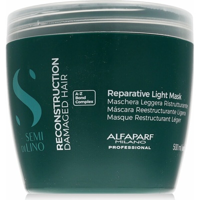 Alfaparf Milano Semi di Lino Reconstruction Reparative Light Mask regeneračná maska pre poškodené vlasy pre jemné vlasy 500 ml