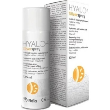 FIDIA Спрей за рани с Хиалурон и сребро , Fidia Hyalo4 Silver Spray Hyaluronic Acid 0, 25%, Metallic Silver and Vitamin E 50ml