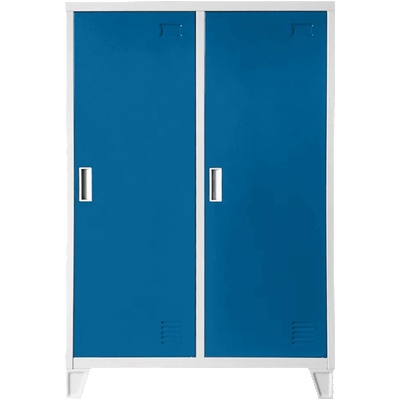 Carmen Метален шкаф Carmen CR-1605-2 JZ - сив / син