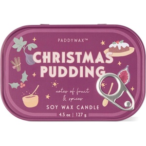 Paddywax Bistro Tin Christmas Pudding ароматна свещ в кутия 127 гр