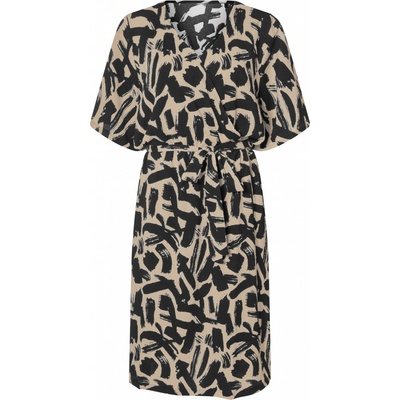 Esmara Dámské šaty béžová/vzorovaná – Zboží Mobilmania