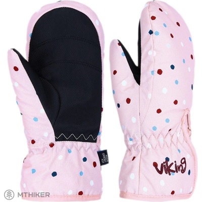 Viking Minnis light detské rukavice pink/multicolor
